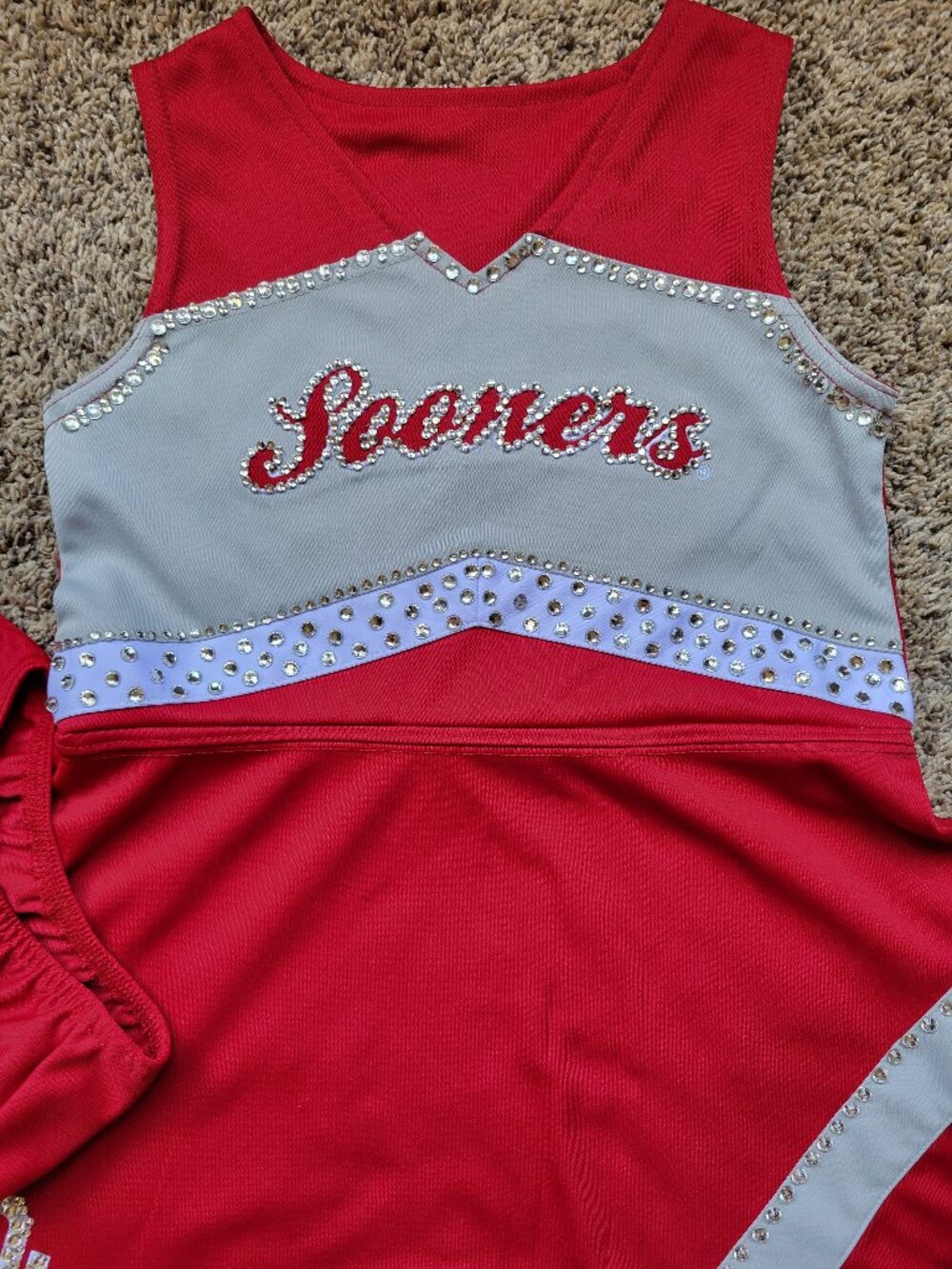 OU Cheer Girls 6 Bedazzled for Pageant